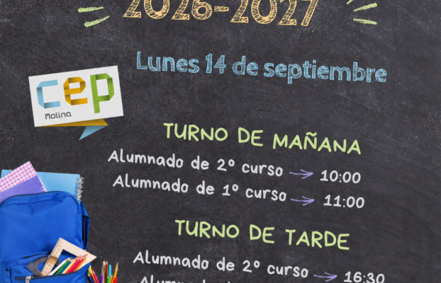 Inicio de curso 2026/2027